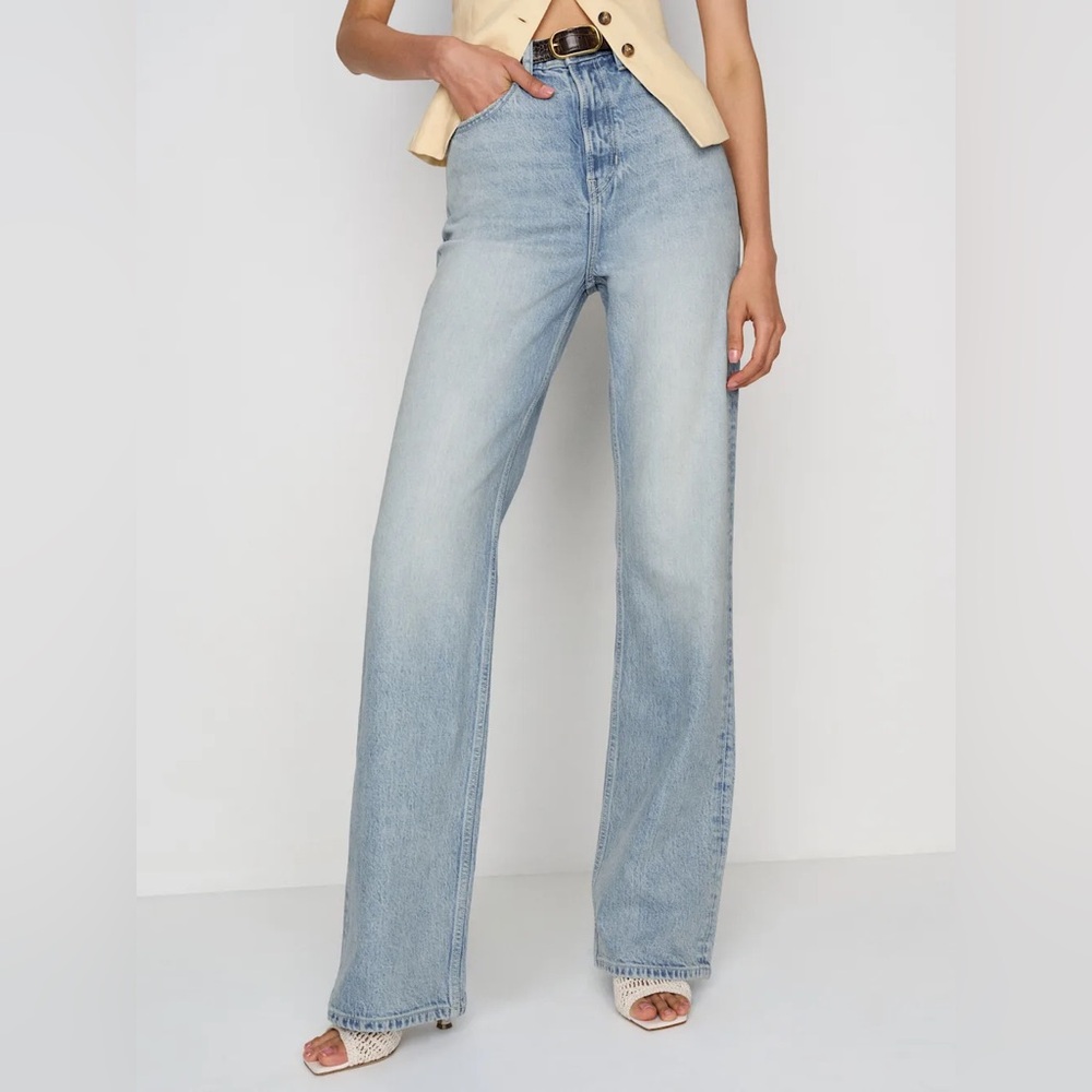 Reformation Light Blue High Rise Jeans - Picture 6 of 11